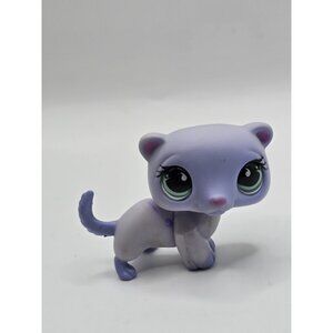Littlest Pet Shop LPS Ferret #880 Lavender Blue Purple Teal *Dye Marks READ*